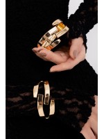 Gold Bracelet – Clarisse Accessories Clarisse gold bağlantılı metal bileklik