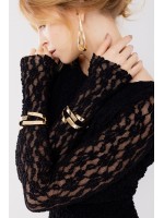 Gold Bracelet – Clarisse Accessories Clarisse gold bağlantılı metal bileklik