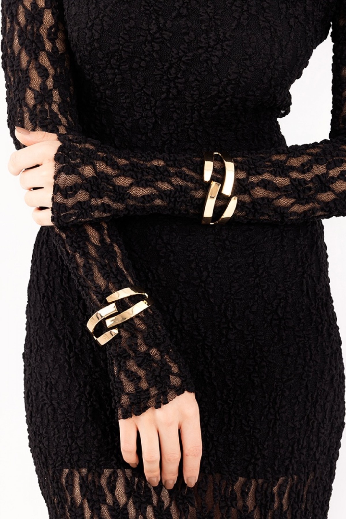 Gold Bracelet – Clarisse Accessories Clarisse gold bağlantılı metal bileklik