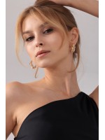 Clarisse Küpe gold abstract küpe – Clarisse