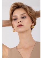 Clarisse Gold Spiral Hoop Earrings Gold spiral hoop earrings – Clarisse