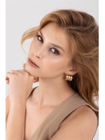 Clarisse Gold Spiral Hoop Earrings Gold spiral hoop earrings – Clarisse