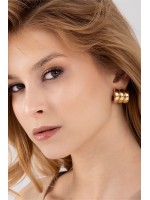 Clarisse Gold Spiral Hoop Earrings Gold spiral hoop earrings – Clarisse