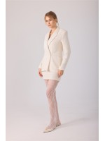 Lune Blanche Elegance Blazer - Clarisse Beyaz Ceket Clarisse beyaz blazer ceket Lune Blanche Elegance