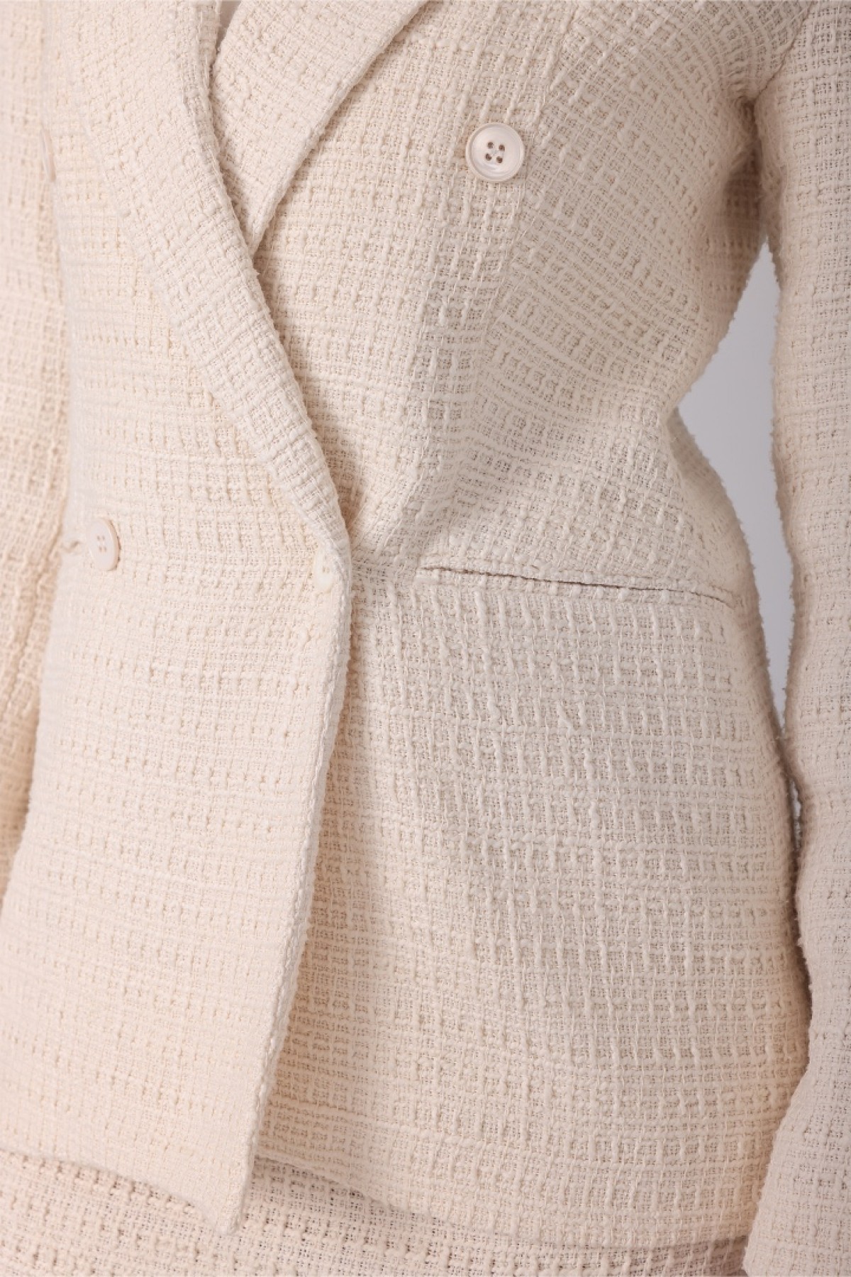 Lune Blanche Elegance Blazer - Clarisse Beyaz Ceket Clarisse beyaz blazer ceket Lune Blanche Elegance