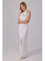 The Swan elbise – Clarisse koleksiyonu Clarisse The Swan beyaz saten elbise
