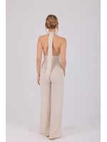Amélie Jumpsuit – Clarisse İlkbahar/Yaz Clarisse Amélie bej keten tulum
