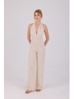 Amélie Jumpsuit – Clarisse İlkbahar/Yaz Clarisse Amélie bej keten tulum